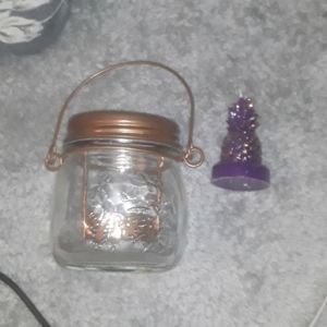 Candle and a candle holder